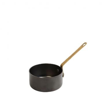 ANTIQUE STONEWASH BLACK ΚΑΤΣΑΡΟΛΑΚΙ ΜΕ ΜΟΝΗ ΛΑΒΗ 3-PLY SS18/10-SS18/0 160ML D: 7,7 H: 4CM