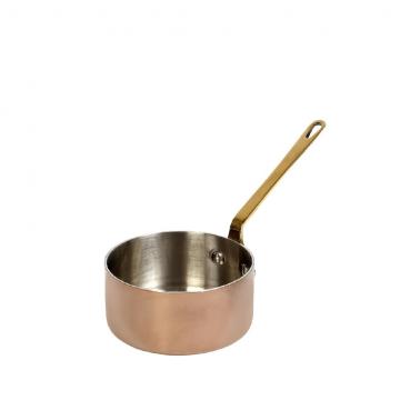 SHINY COPPER ΚΑΤΣΑΡΟΛΑΚΙ ΜΕ ΜΟΝΗ ΛΑΒΗ 3-PLY SS18/10-SS18/0 300MLD: 10 H: 5CM (smA)