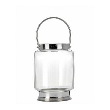 Κυλινδρικό Φωτοφόροψμε  inox βάση,19cm