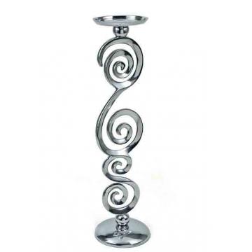 Κηροπήγιο Αλουμίνιου "Spiral"  13,5x50