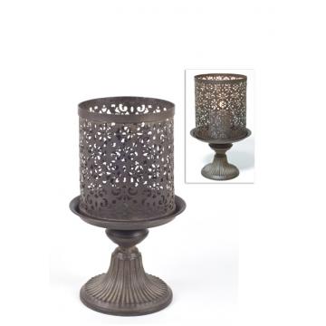 Vintage Φωτοφόρο & Βάση Καφέ 17,5cm