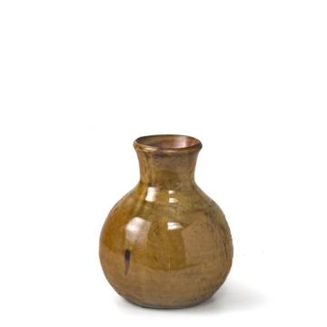 Κεραμικό Βάζο σε  Μουσταρδί χρώμα - S 11,5x13,5
