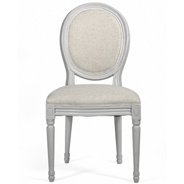 Καρέκλα Louis, σκελετός γκρι ανοιχτό  50x56x94