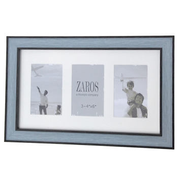 3πλή Φωτ/θήκη 10x15cm,(PS  Ραφ/Καφέ χρ.48x30cm