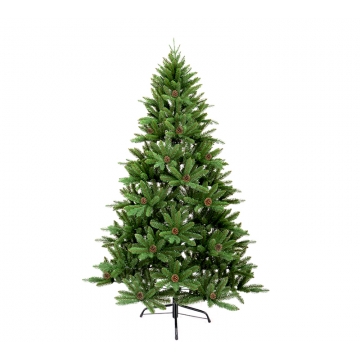 Χριστουγεννιάτικο Δέντρο SWISS PINE & κουκουνάρια 210cm