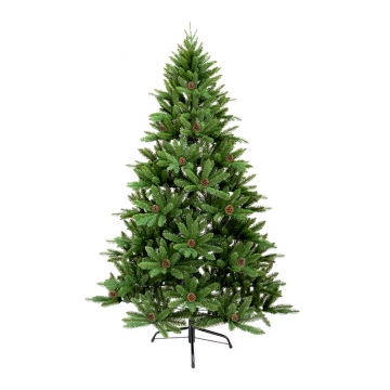 Χριστουγεννιάτικο Δέντρο SWISS PINE & κουκουνάρια 240cm