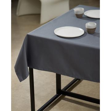 Μονόχρωμο Τραπεζομάντηλο Super Soft Julien σε 6 Αποχρώσεις 6 ατόμων Ανθρακί