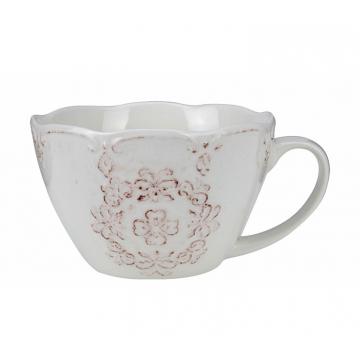 Κούπα JUMBO "New Bone China" σχ.λουλούδι, 14cm