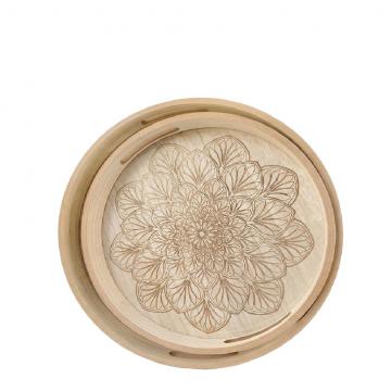 ΔΙΣΚΟΙ ΔΙΑΚΟΣΜΗΤΙΚΟΙ ΣΕΤ/2 MDF 30X30X4.5ΕΚ/35X35X4.5ΕΚ