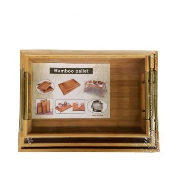 ΔΙΣΚΟΣ BAMBOO ΠΑΡΑΛ/ΜΟΣ ΣΕΤ3 38X26.5X5/41X30X5/ 45X33X5ΕΚ
