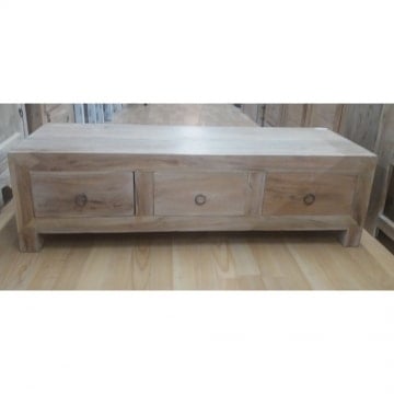 Artekko Yeep Ξύλινο Μασίφ Έπιπλο Τηλεόρασης (120x45x35)cm