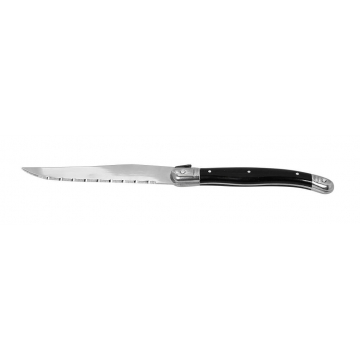 ANTIQUE CUT ΜΑΧΑΙΡΙ STEAK ΜΑΥΡΗ ΛΑΒΗ - NEW BLADE- SS420 1,5MM 23EK
