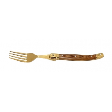 ANTIQUE CUT ΠΙΡΟΥΝΙ STEAK ΧΡΥΣΟ ΛΑΒΗ ΧΡΩΜΑ ΞΥΛΟΥ SS420 1,5ΜΜ 20.5ΕΚ
