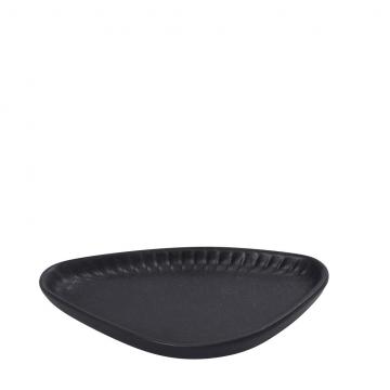 DIS. GOBI BLACK SAND HANDMADE ΠΙΑΤΑΚΙ ΤΡΙΓΩΝ. ΜΑΥΡΟ ΜΑΤ 20Χ11Χ2,6ΕΚ