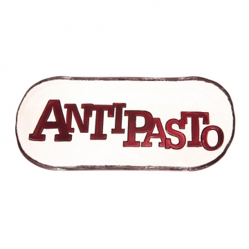 ANTIPASTO ΟΒΑΛ ΠΙΑΤΟ ΜΕ ΚΟΚΚΙΝ.ΓΡΑΜ. ΜΕΓ. 32χ14ΕΚ.