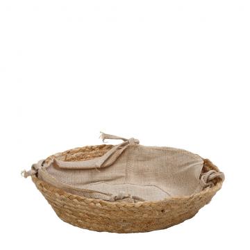 DIS. ΚΑΛΑΘΙ ΣΤΡΟΓΓ. ΓΙΟΥΤΑ ΜΕ ΥΦΑΣΜΑ JUTE/COTTON 33X8EK