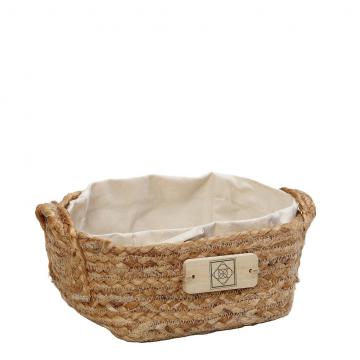 DIS. ΚΑΛΑΘΙ ΤΕΤΡΑΓ. ΛΑΒΕΣ ΓΙΟΥΤΑ ΜΕ ΥΦΑΣΜΑ COTTON 17Χ17X9EK