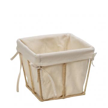 DIS. ΚΑΛΑΘΙ ΤΕΤΡΑΓ. COTTON ΜΕ ΨΑΘΙΝΟ STAND 15X15X11,5EK