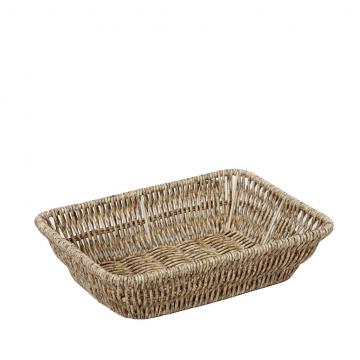 ΨΩΜΙΕΡΑ SYNTH. RATTAN ΟΡΘ. M ΜΠΕΖ 24Χ16Χ6ΕΚ (smA)