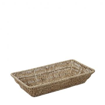 ΚΑΛΑΘΙ SYNTH. RATTAN GN1/3 ΜΠΕΖ 32,5Χ17,5Χ6,5ΕΚ (smA)