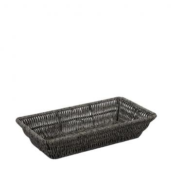 ΚΑΛΑΘΙ SYNTH. RATTAN GN1/3 ΓΚΡΙ 32,5Χ17,5Χ6,5ΕΚ (smA)