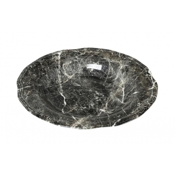 MARBLE ΠΙΑΤΟ ΒΑΘΥ ΜΑΥΡΟ 24ΕΚ. | Συσκευασία 6 τμχ