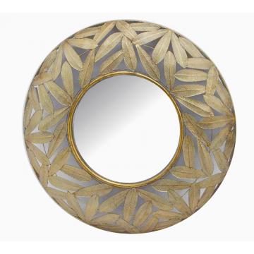 Στρογγυλός καθρέπτης φύλλα Bamboo 80.5cm