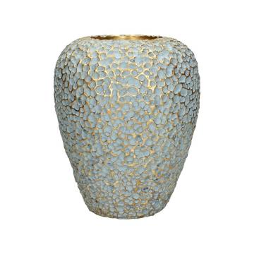 Βάζο "Coral" με χρυσή πατίνα, 21x25cm