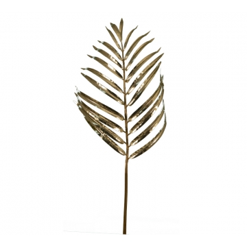 Φύλλο "Areca"  μεταλλική βαφή, χρυσό 78cm
