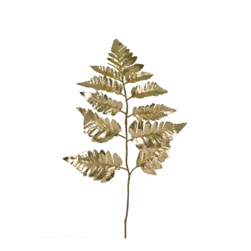 Κλαδί Φτέρης,μεταλλική βαφή, χρυσό 58cm