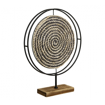 Διακοσμητικός δίσκος σε stand, σπιράλ σχ.48x49cm