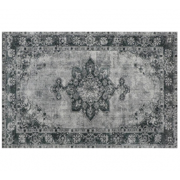 Χαλί με υπόστρωμα, σχ."Balouch", γκρίζο χρ.,120x180cm