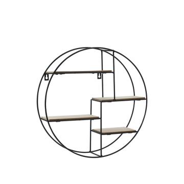 Στρογγυλό μεταλ/κο ράφι τοίχου (4θ), δ.40cm