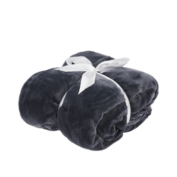 Ριχτάρι fleece & sheepskin γκρι χρ.170x130cm