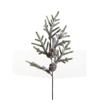 Κλαδί έλατο με χιόνι,47cm