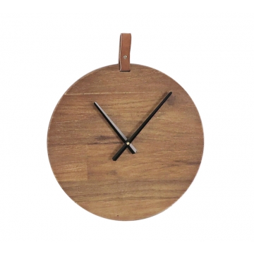 Minimal ρολόι τοίχου απο ξύλο, 40cm