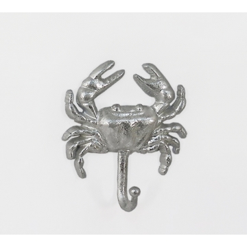 Κρεμαστρα/γαντζος σχ.κάβουρας, ασημί χρ.,16.5cm