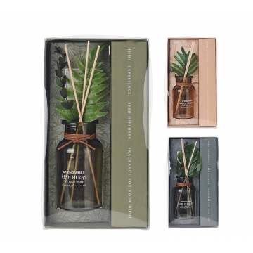 Αρωματικό ελαιο με στικς,200ml, 3 herbal αρώματα 15x7x27
