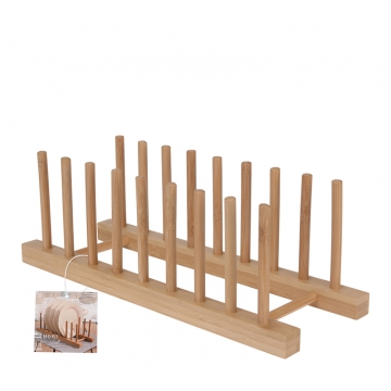 Βάση πιάτων από Bamboo (8τεμ.), 34X12,5cm