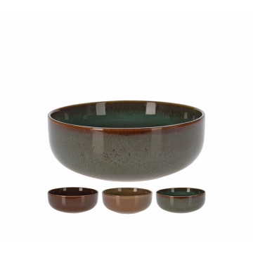 Μπόλ stoneware "reactive glaze",3χρμ., 15.5x6cm
