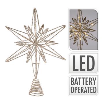Φωτιζόμενη κορυφή 33cm με 20led