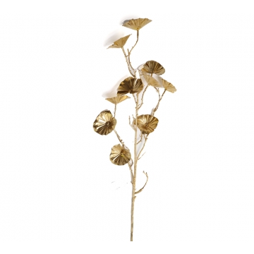 Κλαδί "Morning Glory", σατινέ χρυσό, 78cm