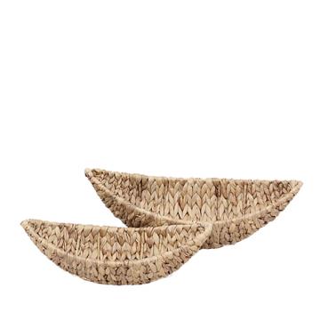 Σετ/2 οβάλ μπώλ απο υάκινθο 36/44cm