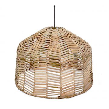 Φωτιστικό οροφής από Rattan σχ.ψαροκόκκαλο,δ.40x25cm