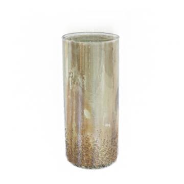 Γυάλινο φανάρι με ειδική υάλωση 8x25cm