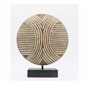 Στρογγυλό Εθνίκ διακοσμητικό σε stand 7x30cm