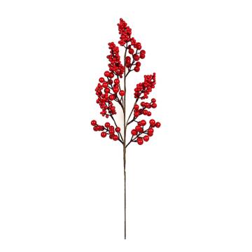 Κλαδί με κόκκινα  berries,69cm
