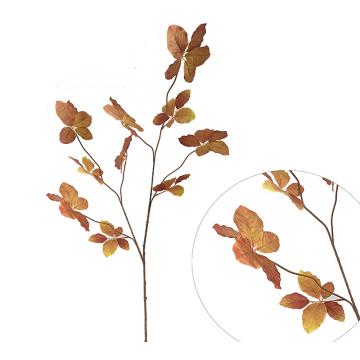Κλαδί με καφέ φύλλα 130cm