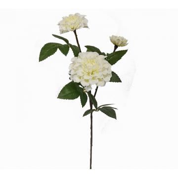 Χρυσάνθεμο με 3 άνθη λευκό,65cm