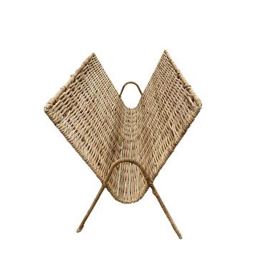 Θήκη για περιοδικά Rattan,24x47x30cm